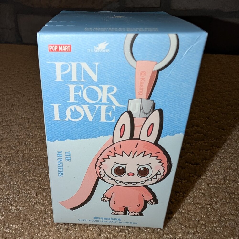 NEW Authentic POPMART Labubu Monsters Pin For Love Vinyl SEALED Blind Box